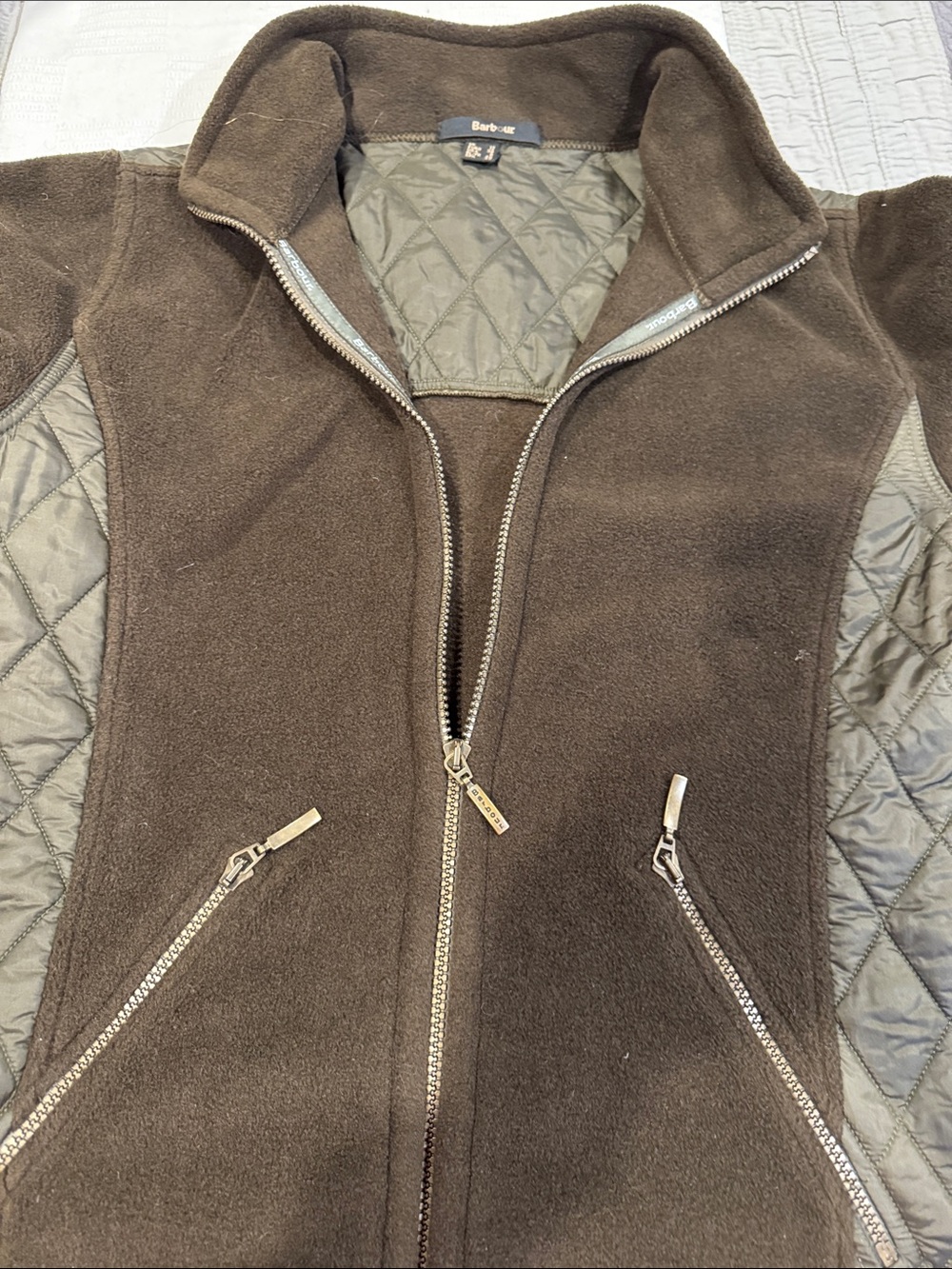 Barbour womens fleece Jacket in brown